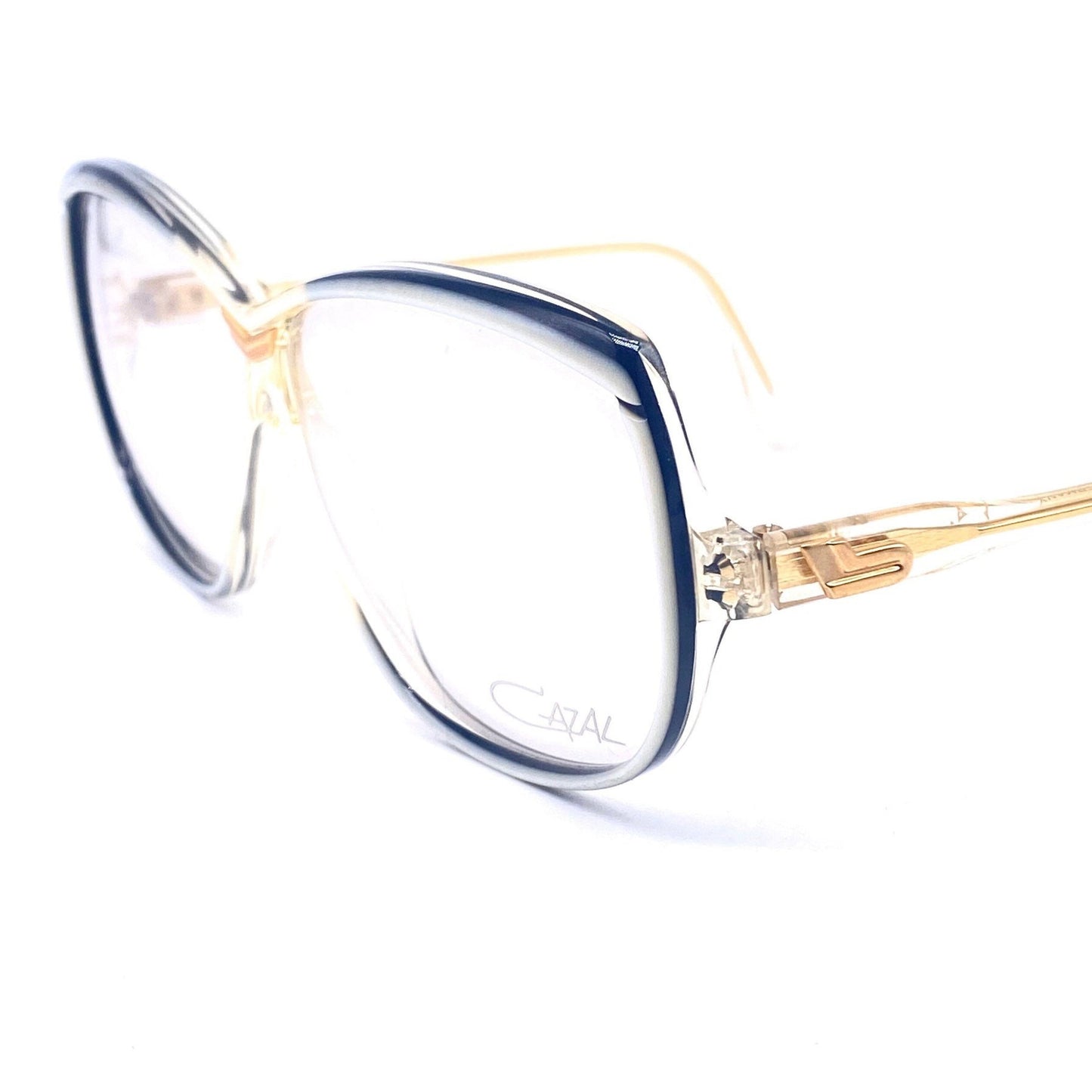 Cazal 150 hip oversized multilayered frames 1980s NOS W Germany