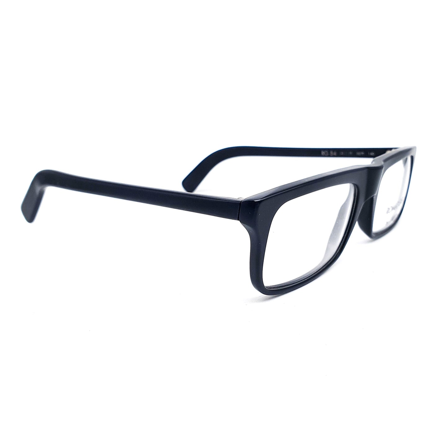 Romeo Gigli RG84 minimal square acetate eyeglasses frame, polished or matte finish, NOS 80s Italy