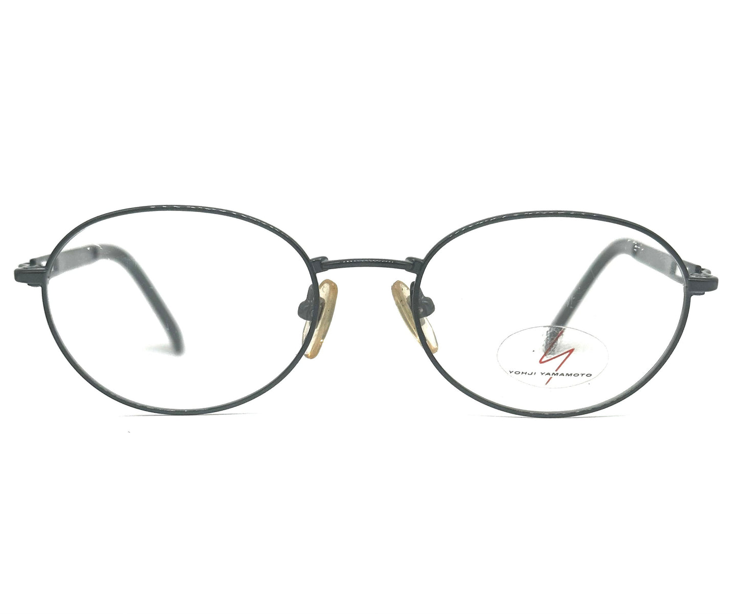Yohji Yamamoto 51-5109 oval petrol green eyeglasses made in Japan, 90s NOS