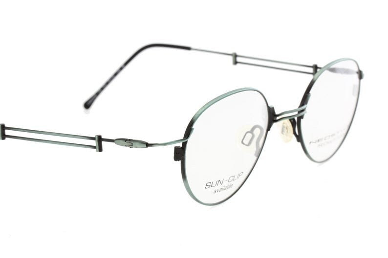 Neostyle College round ultra light titanium eyeglasses frames in 3 colorways,  NOS 90s Germany