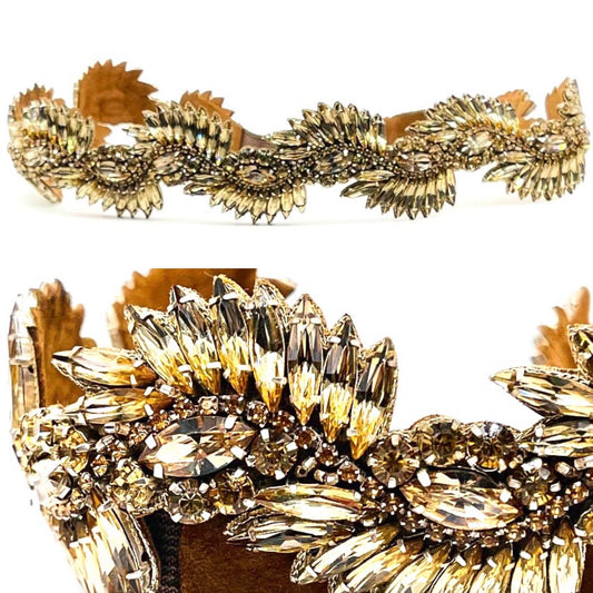 Hair Band Crystals totally hand made