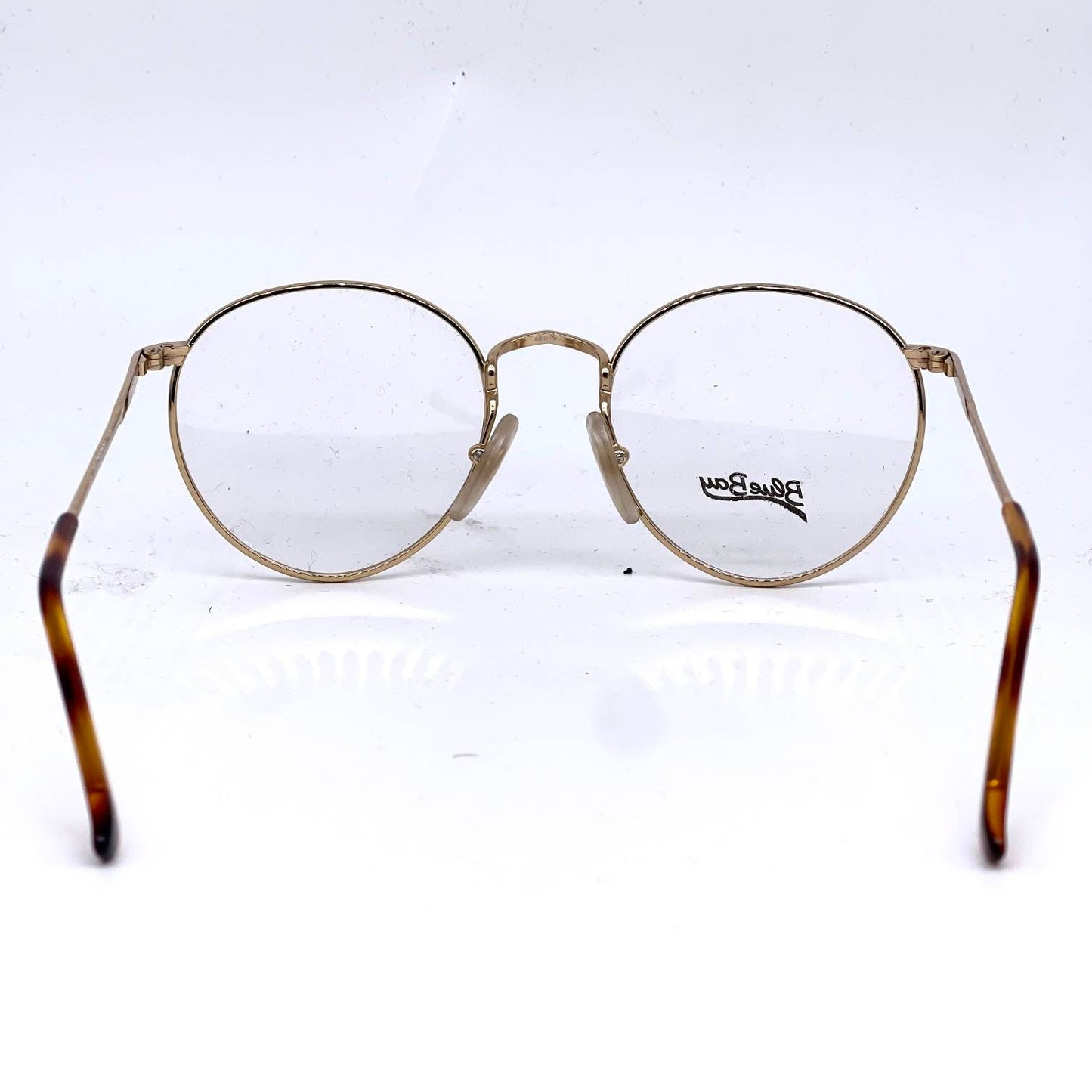 Blue Bay Classic Occhiali vintage tondi con aste tartarugate misura classica