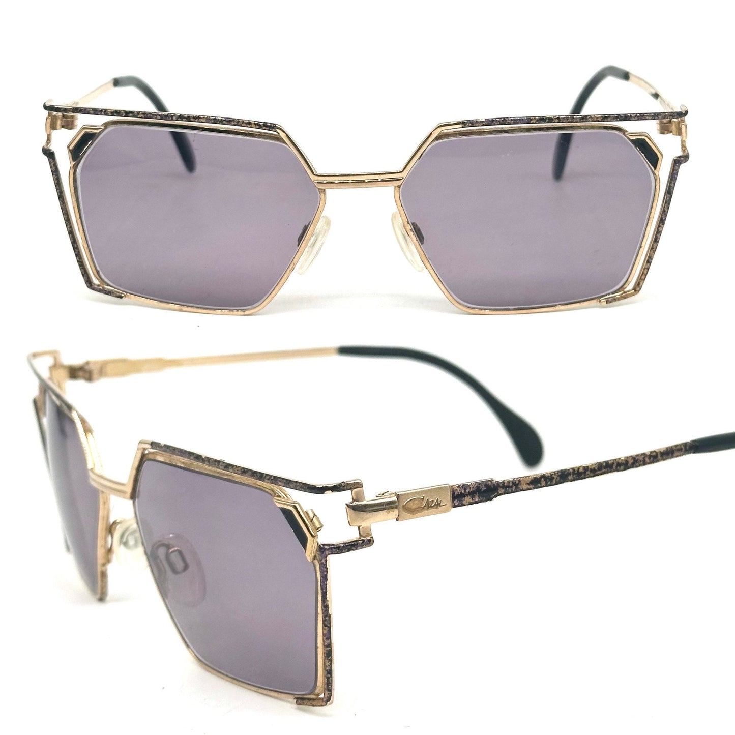 Cazal 80s unisex square oversized sunglasses made in West Germany, with new lenses, great piece