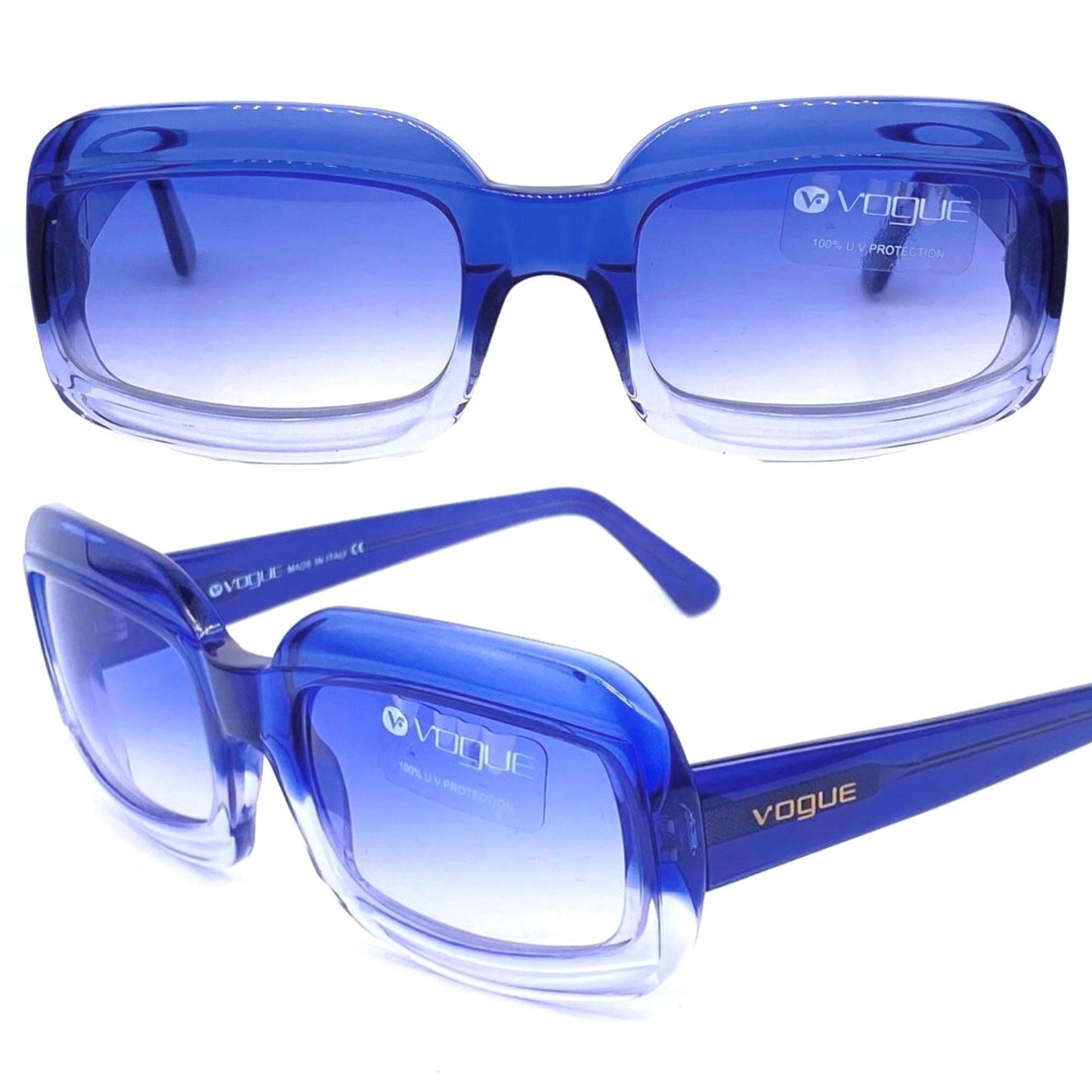 Vogue square oversize sunglasses NOS 90s