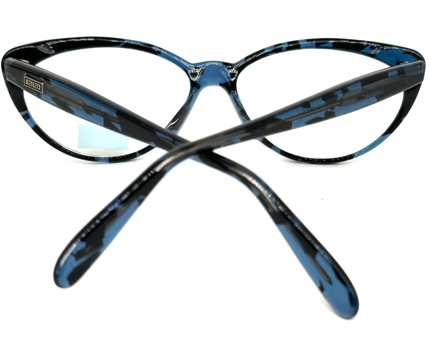 Kenzo Marylin blue Cateye frames in a classic 50s pinup style, NOS 80s hand made France.