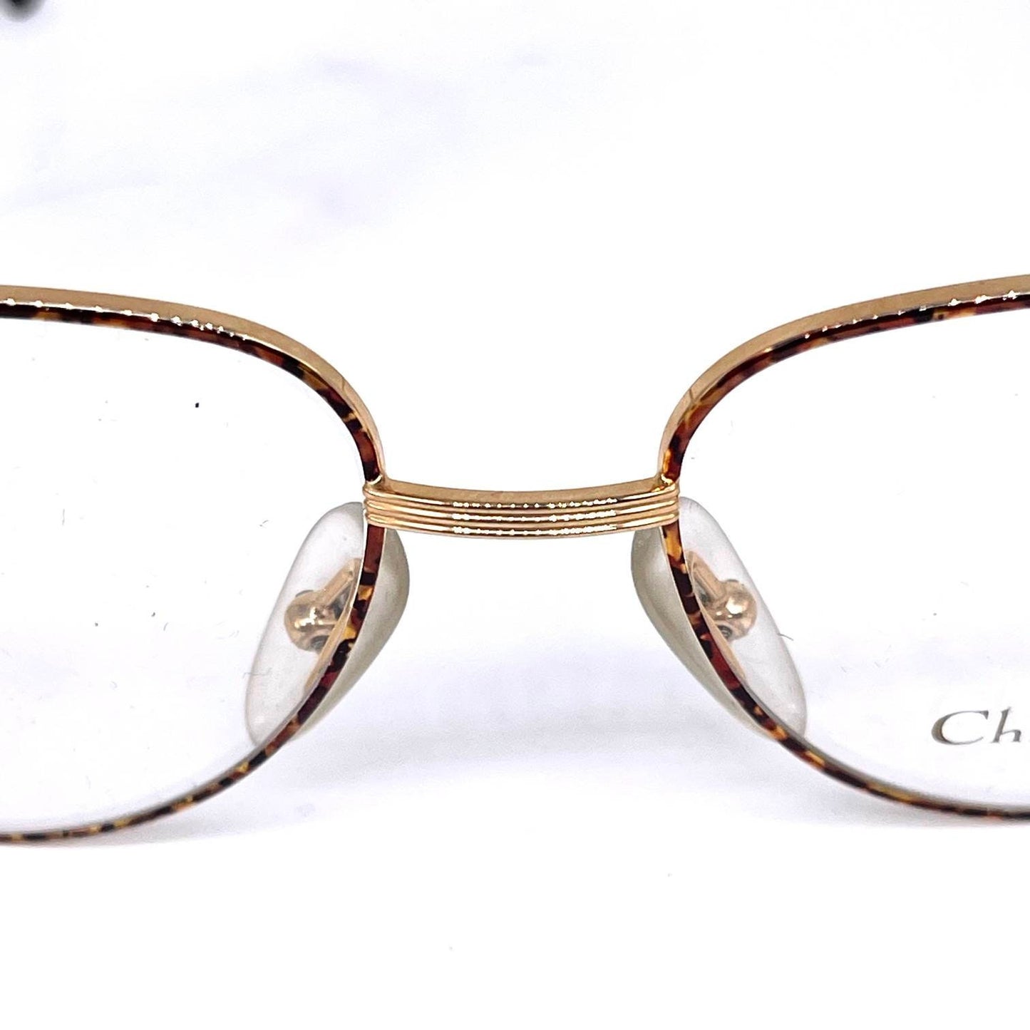 Christian Dior 2754 vintage round golden metal glasses new from stock
