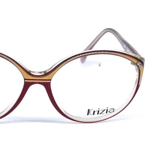 Krizia 205 ladies round oversized cateye sunglasses  in 3 colorways, NOS 80s