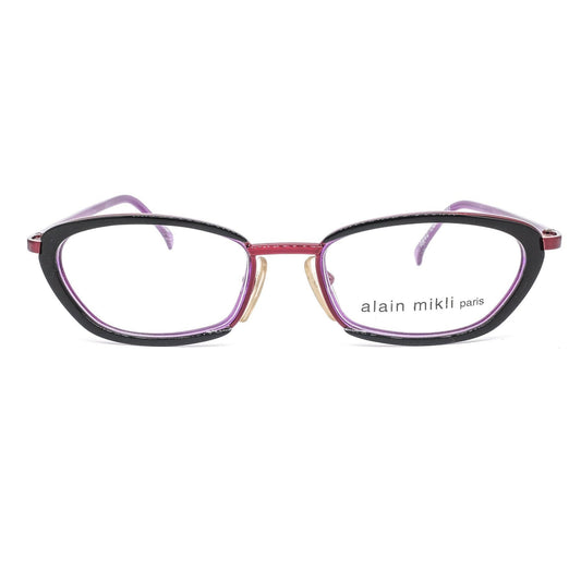 Alain Mikli 2692 modernist cateye glasses in 2 colorways, 90s NoS