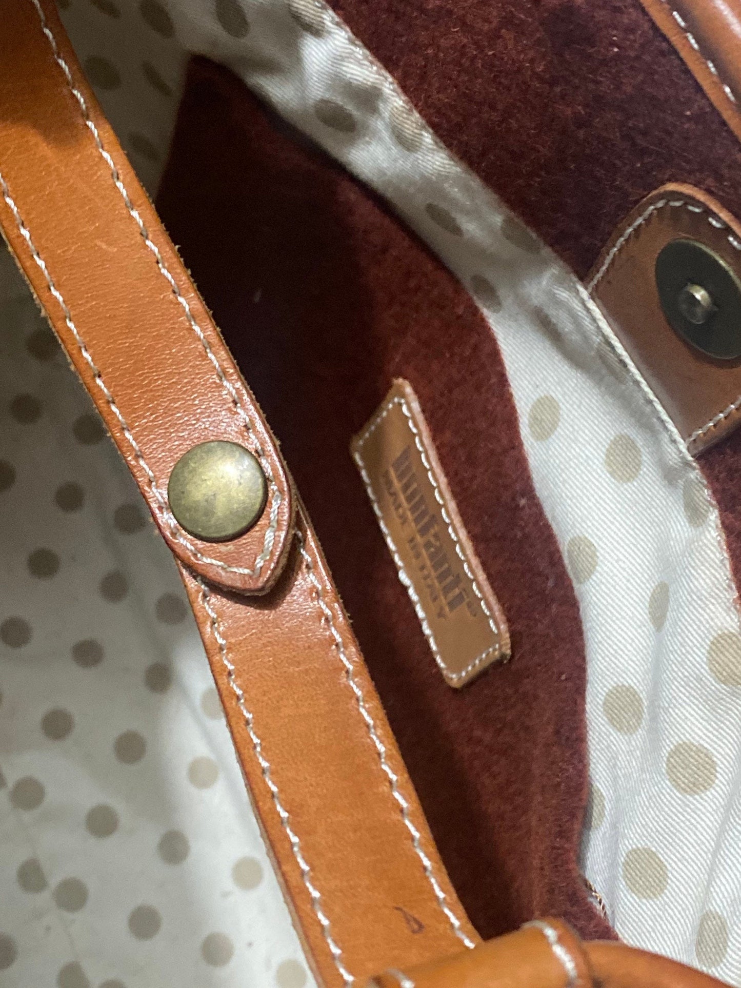Bonfanti burgundy wool & cuir leather winter country chic bag, 80s Italy mint condition.