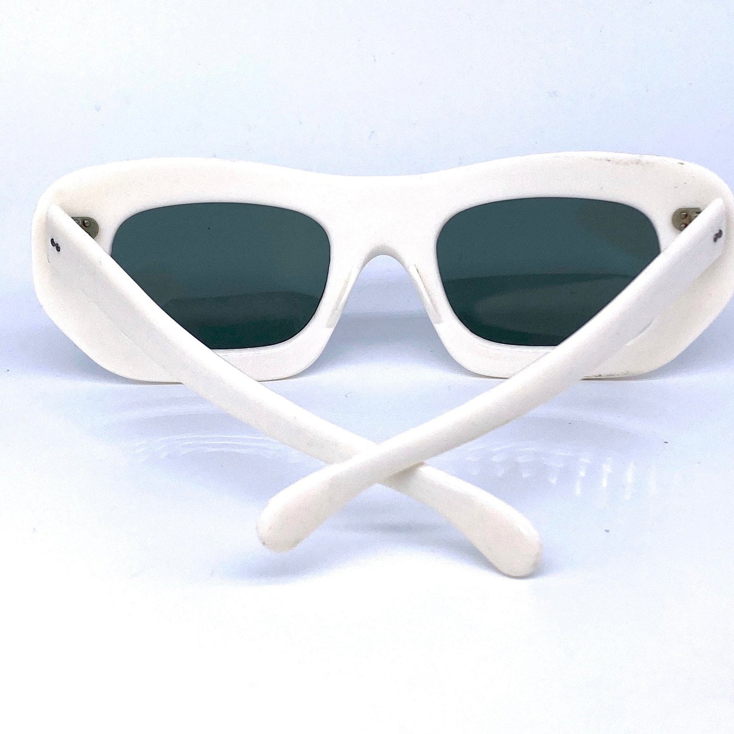 Collectible 1960s oversized asymmetric sunglasses w black/white pattern, NOS… as seen on Mr Bean @ Cannes