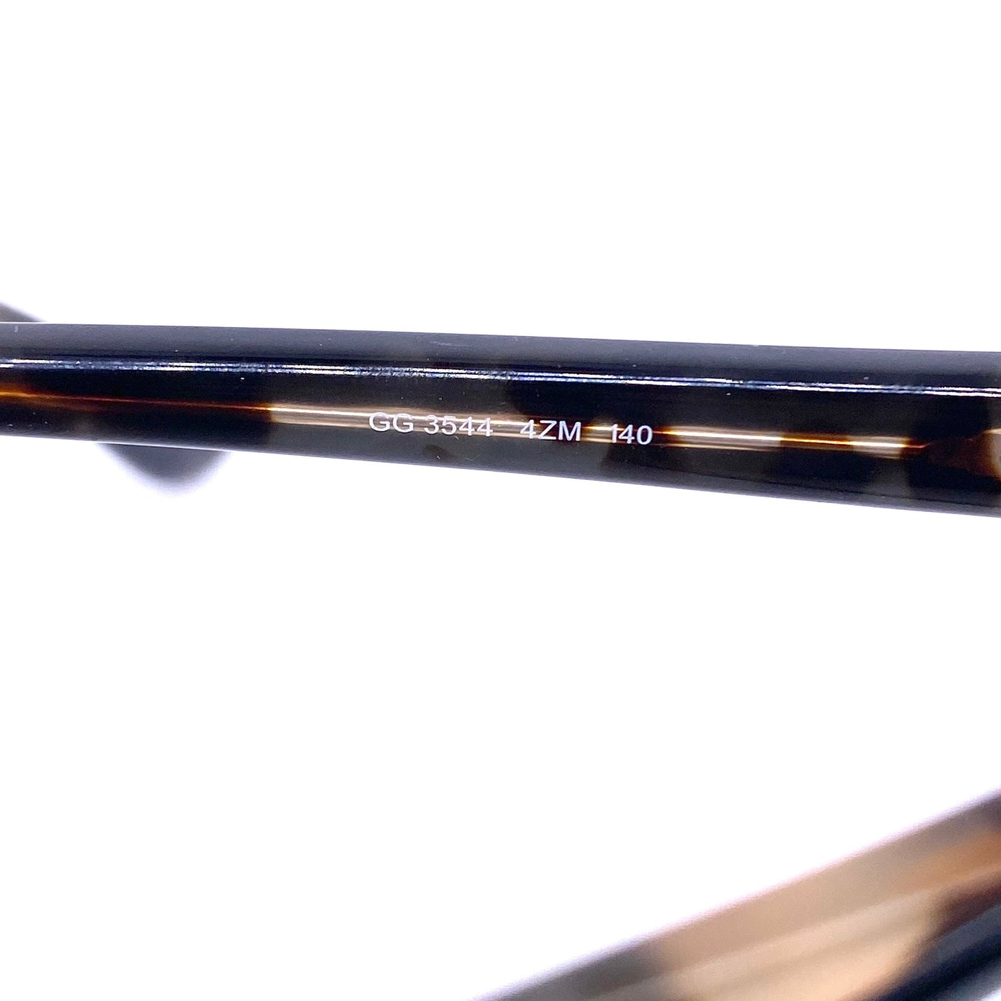 Gucci 3544 cool flat top black / tortoise cello eyeglasses hand made in Italy