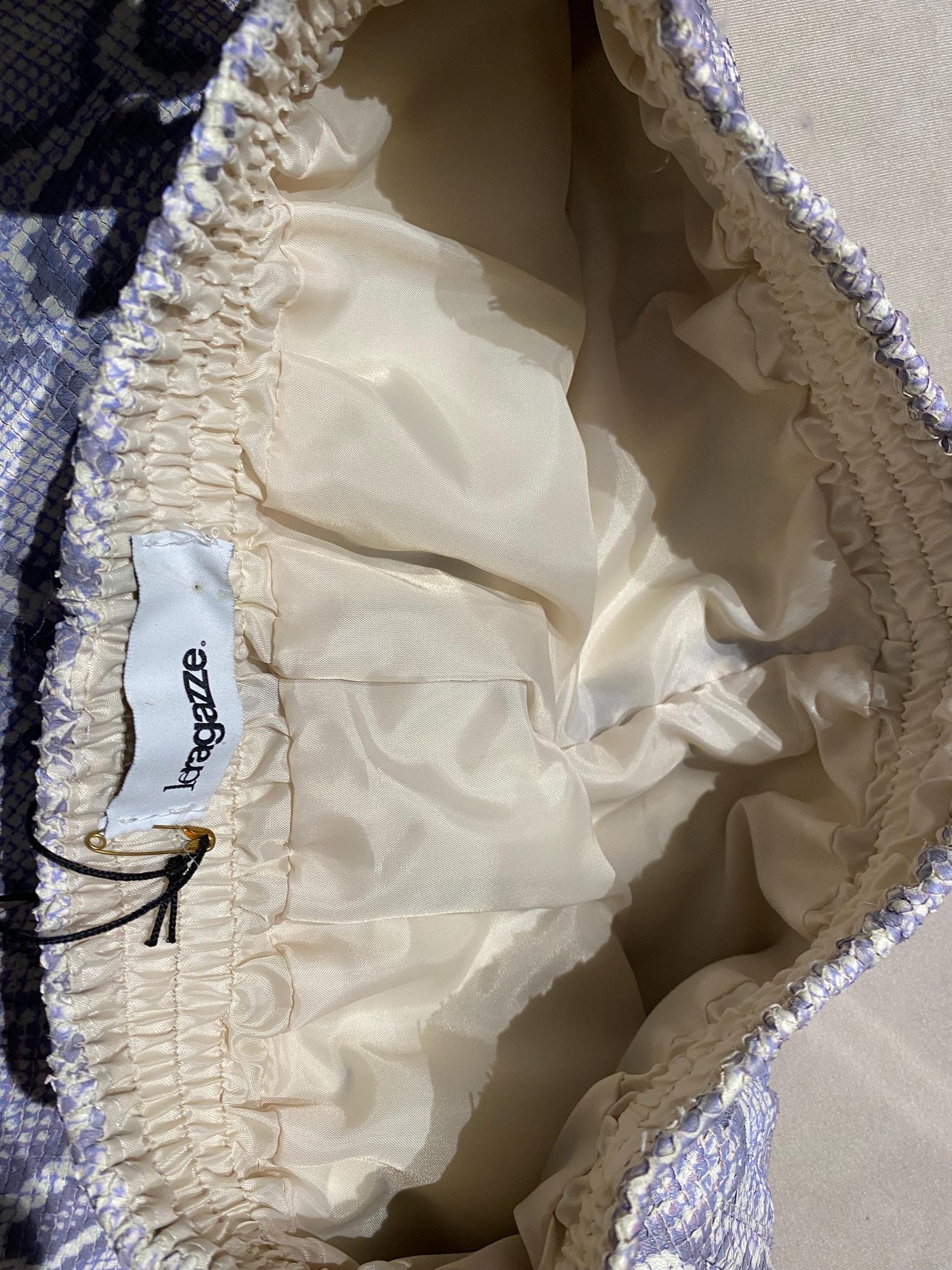 Real leather trackpants w snake print-3d texture, super realistic feel and look, BNWT itsly 90s