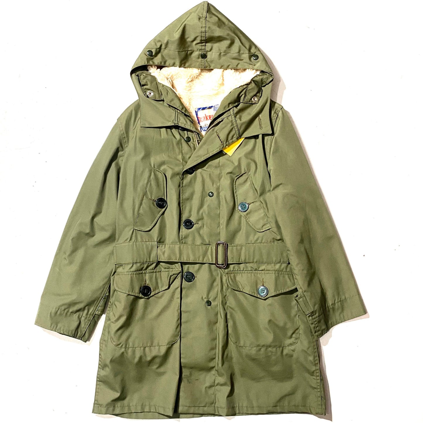 Tanker 1970s Sherpa military parka coat size 52/ XL