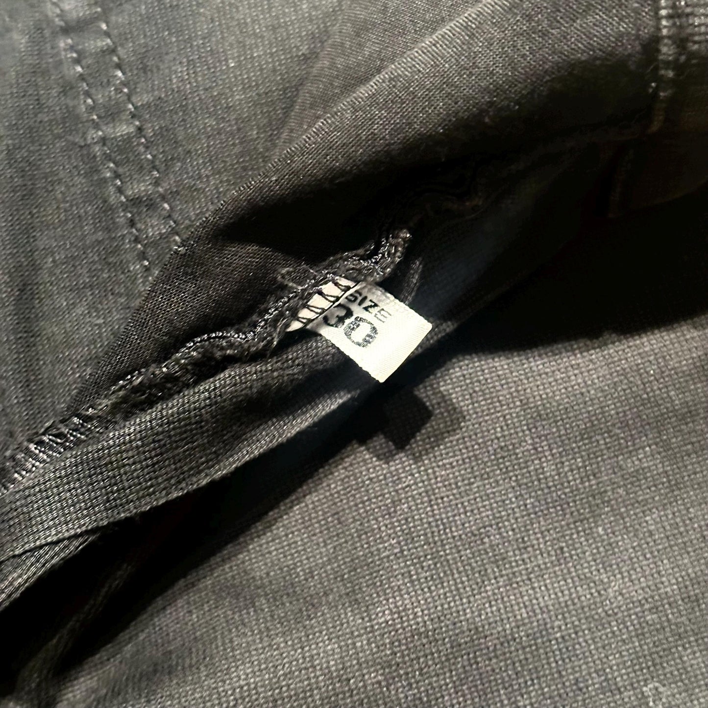 Armani Jeans Black Light Cotton Trousers size 30 90s