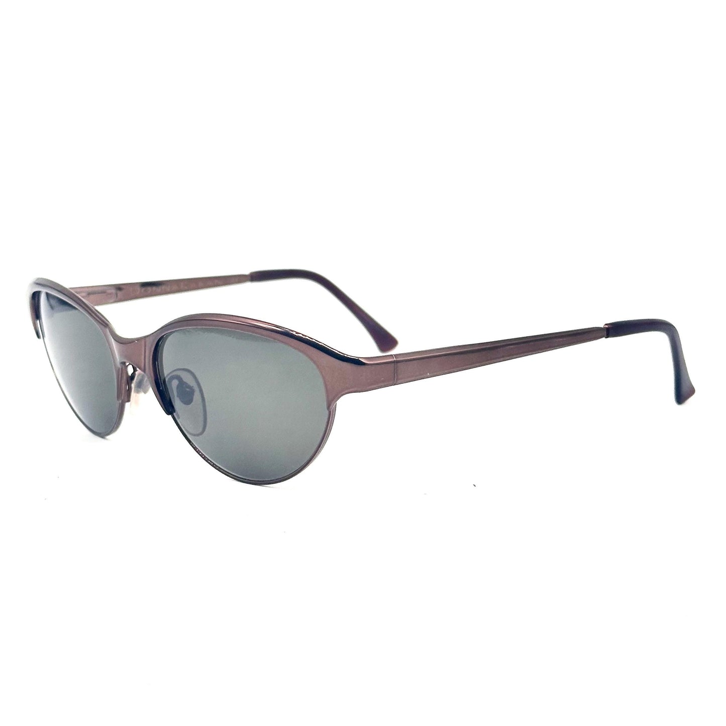 DonnaKaran 108 cateye copper metal 90s sunglasses