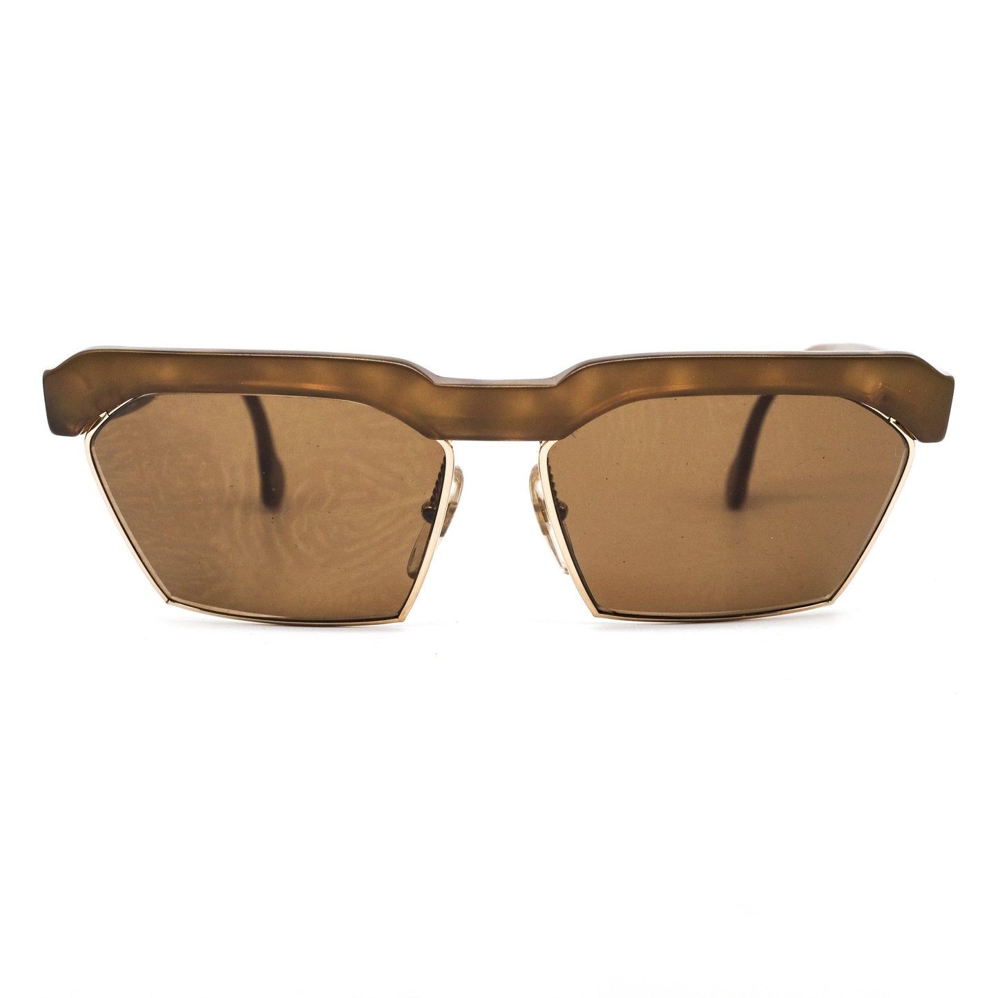 Christian Lacroix 7318 cello square flat top sunglasses. Germany 80s NOS