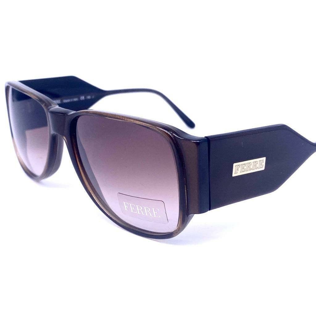 Gianfranco Ferre 140-S cool drop shaped sunglasses thick temples, NOS 90s