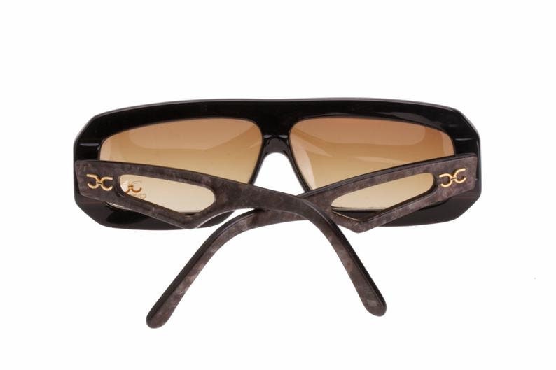 Claudia Carlotti Zesty 4 hip wrap mask sunglasses made in France '80 NOS
