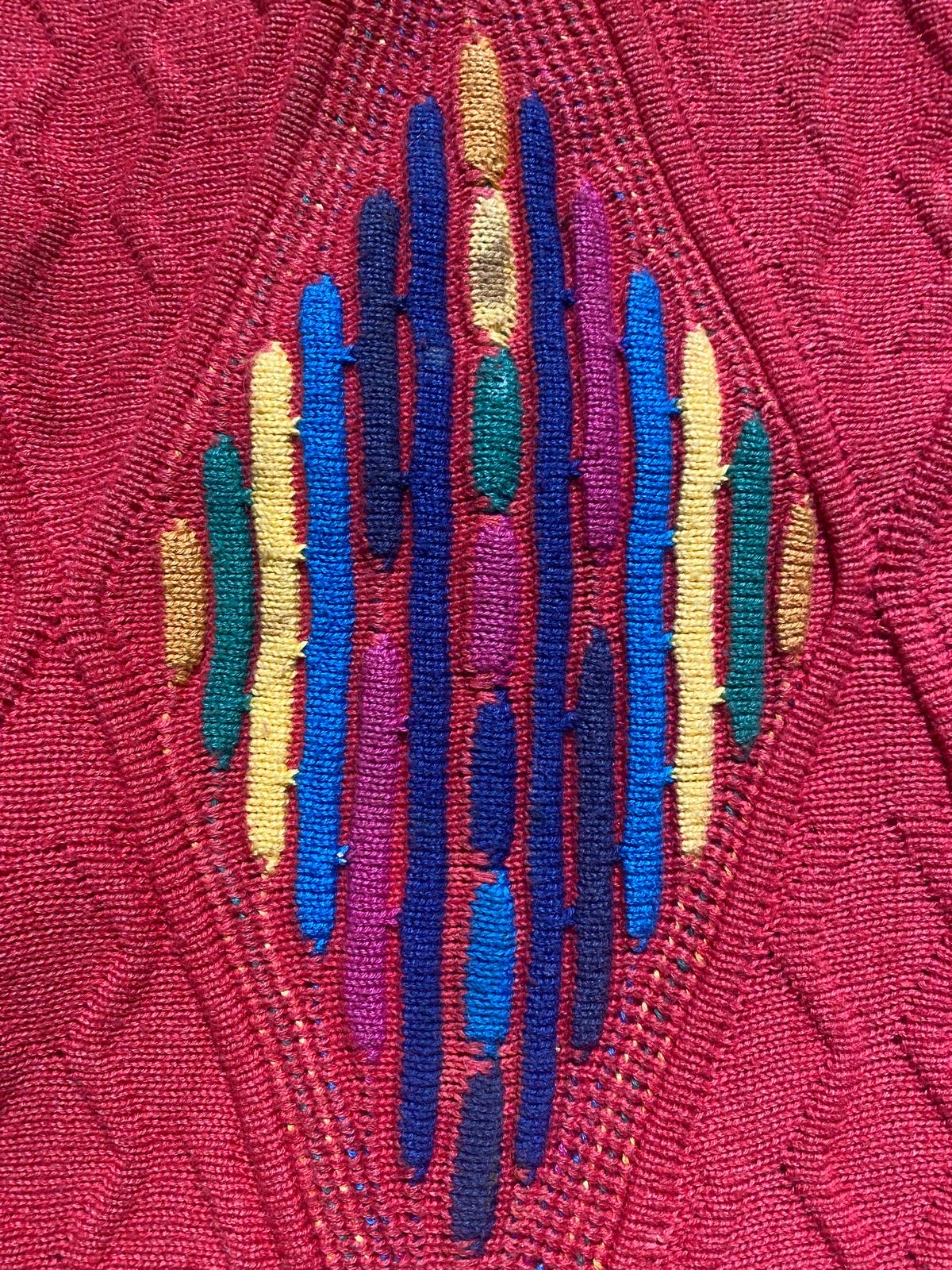 Carlo Colucci collectors Biggie style multicolor jumper size XXL -54 , Mint!
