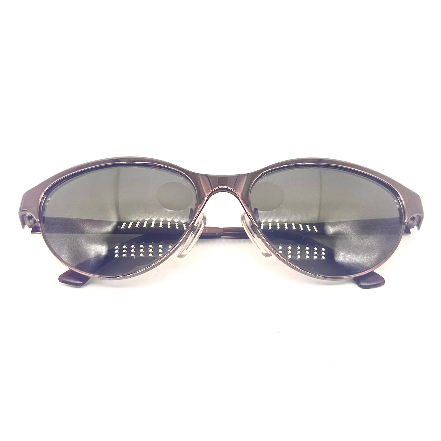 DonnaKaran 108 cateye copper metal 90s sunglasses