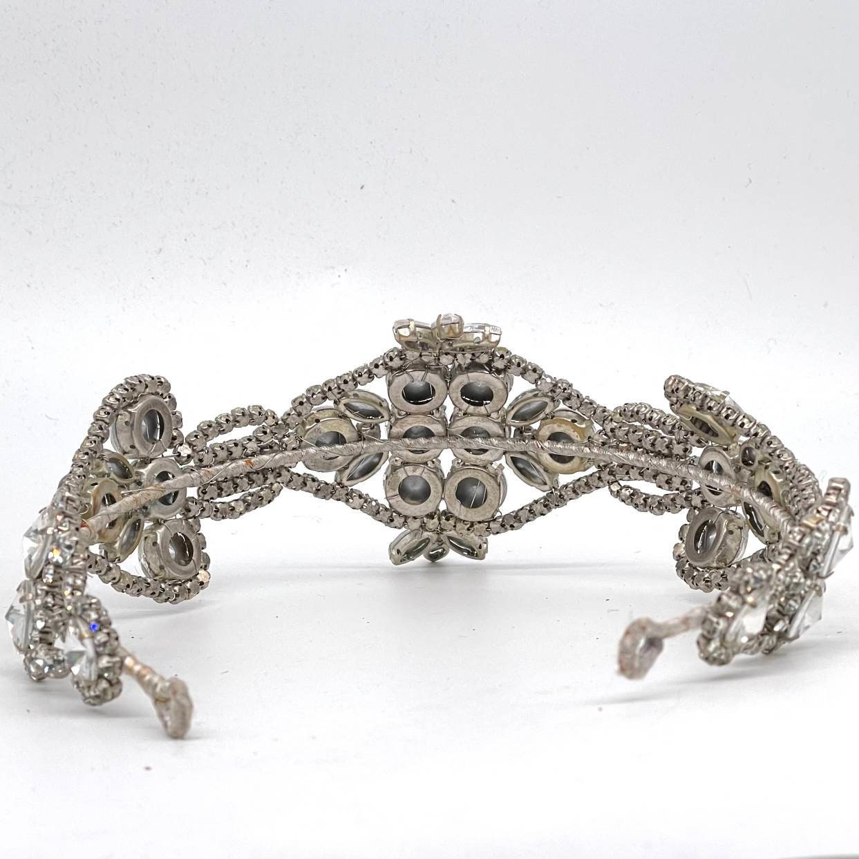 Hand made Swarovski diamond and stones jewel hairband