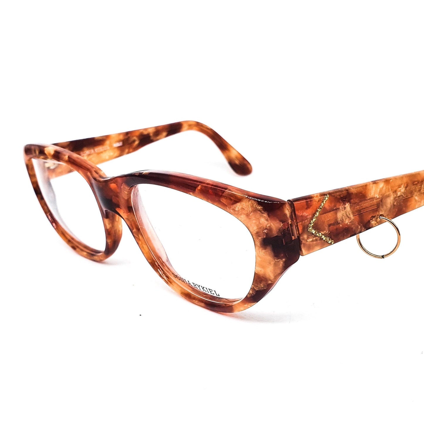 Sonia Rykiel SR-1 thick retro cateye frames hand made in France, 2 colors