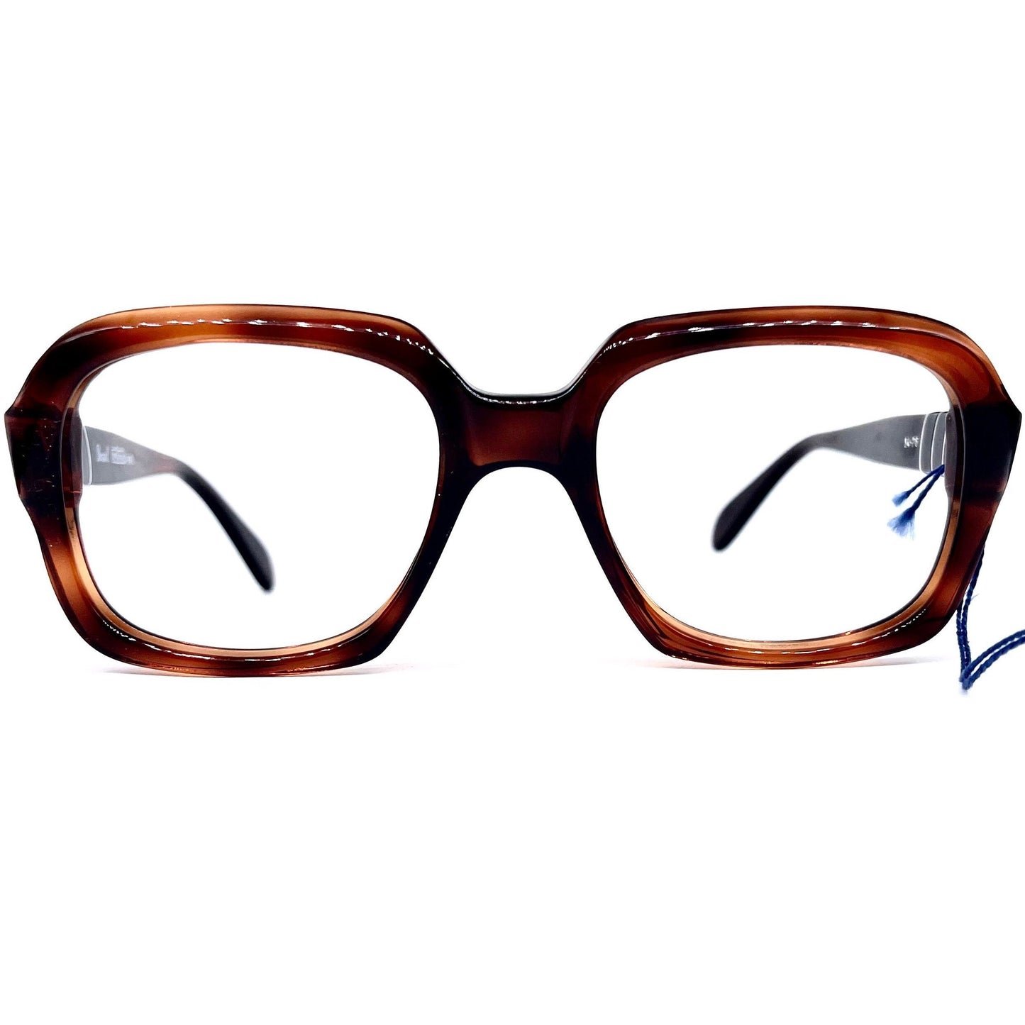 Persol Ratti NOS 1960s square thick tortoise eyeglasses frames hand Made in Italy