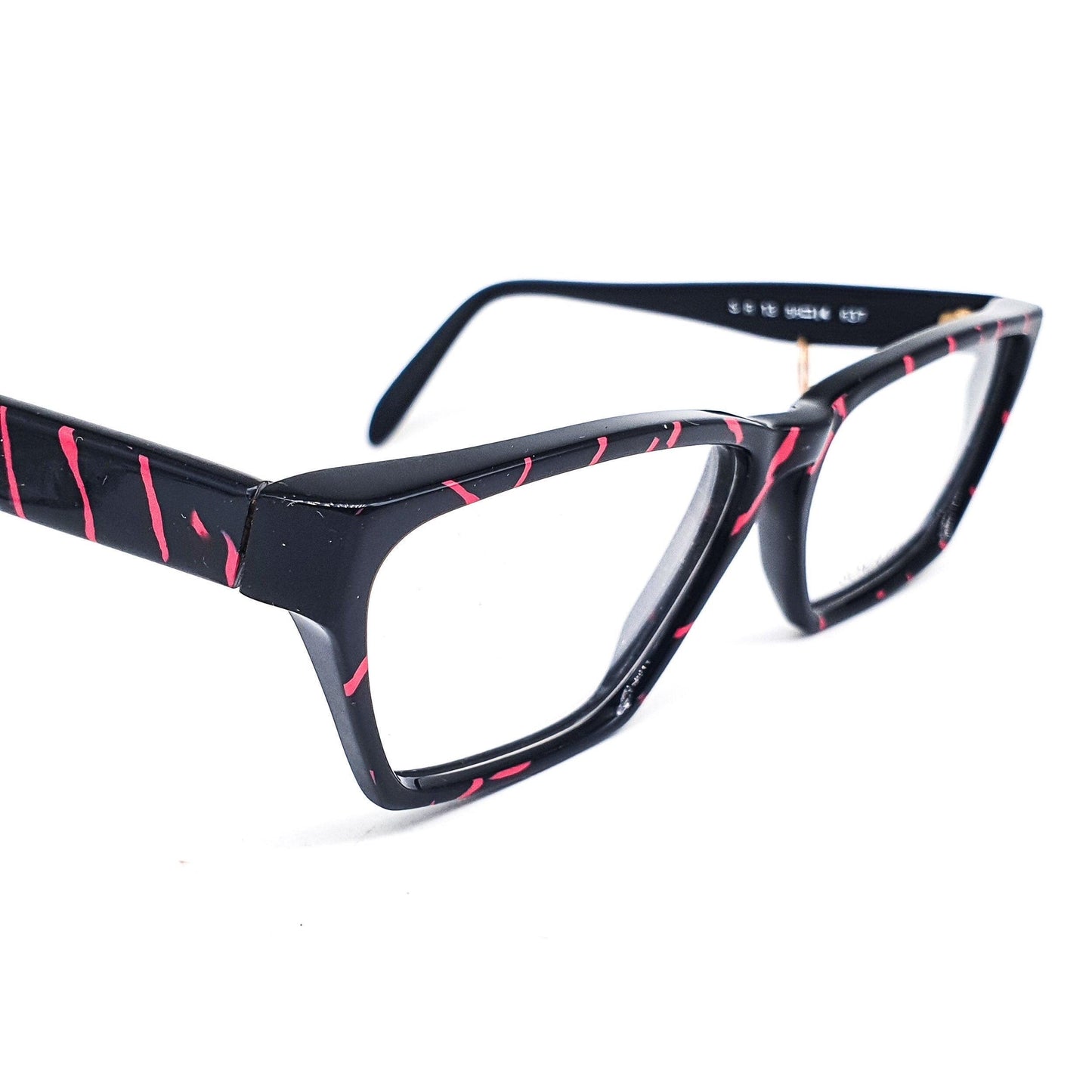 Sonia Rykiel SR-13 new wave cateye square frames in 2 crazy colors, NoS 80s France