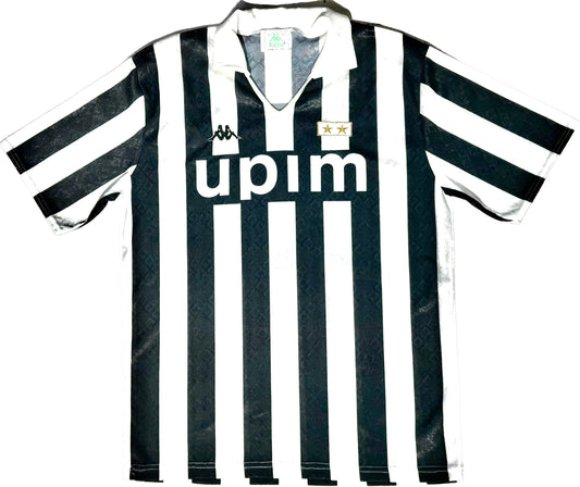 Juventus FC Kappa Upim 1989-90 auth.home games jersey tricot n.7, Aleynikov, Fortunato; perfect condition