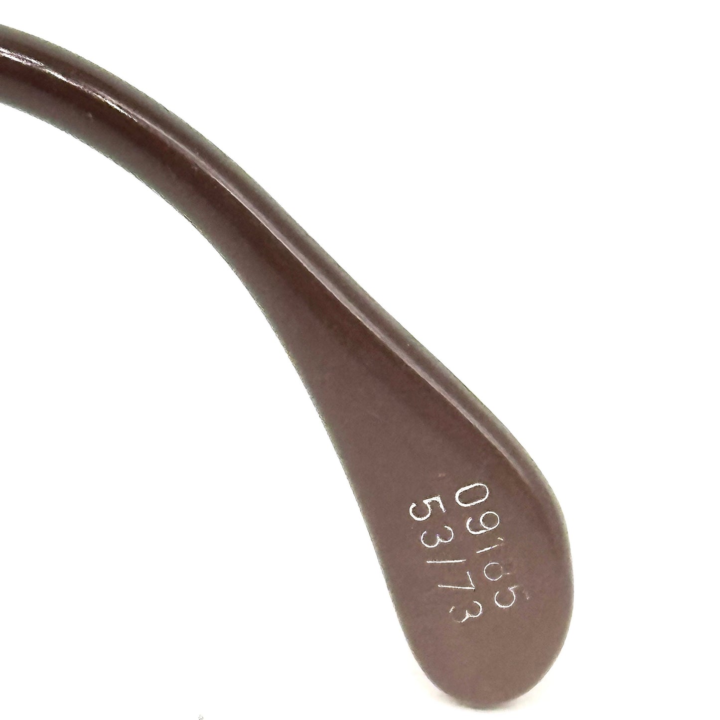 Persol Ratti 09185 tortoise drop shaped frames w adorned golden metal temples, 1980s NOs Italy