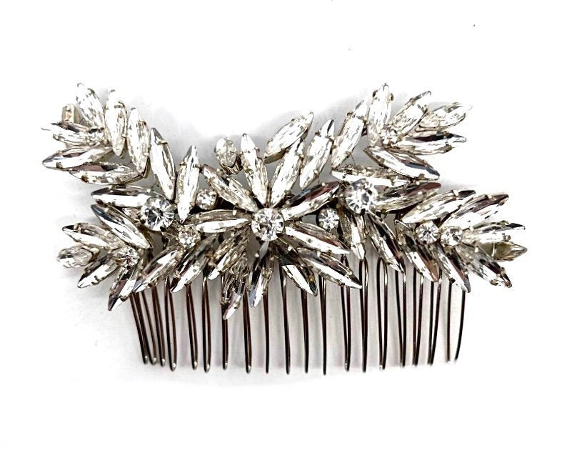 Hair Comb Crystals hand made