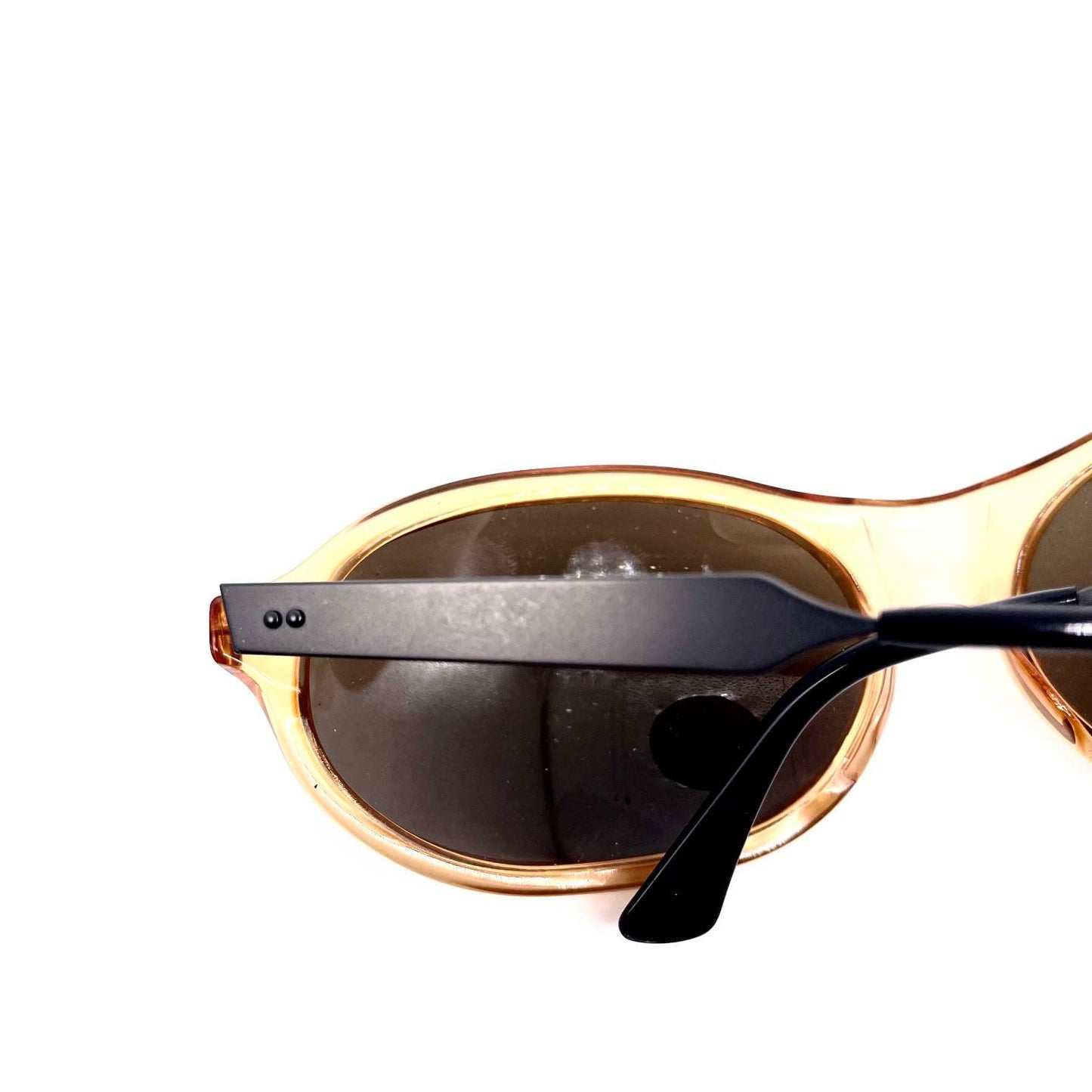 Idc bug eye oval oversized sunglasses hand made in France 80s new old stock