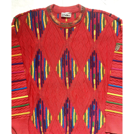 Carlo Colucci collectors Biggie style multicolor jumper size XXL -54 , Mint!