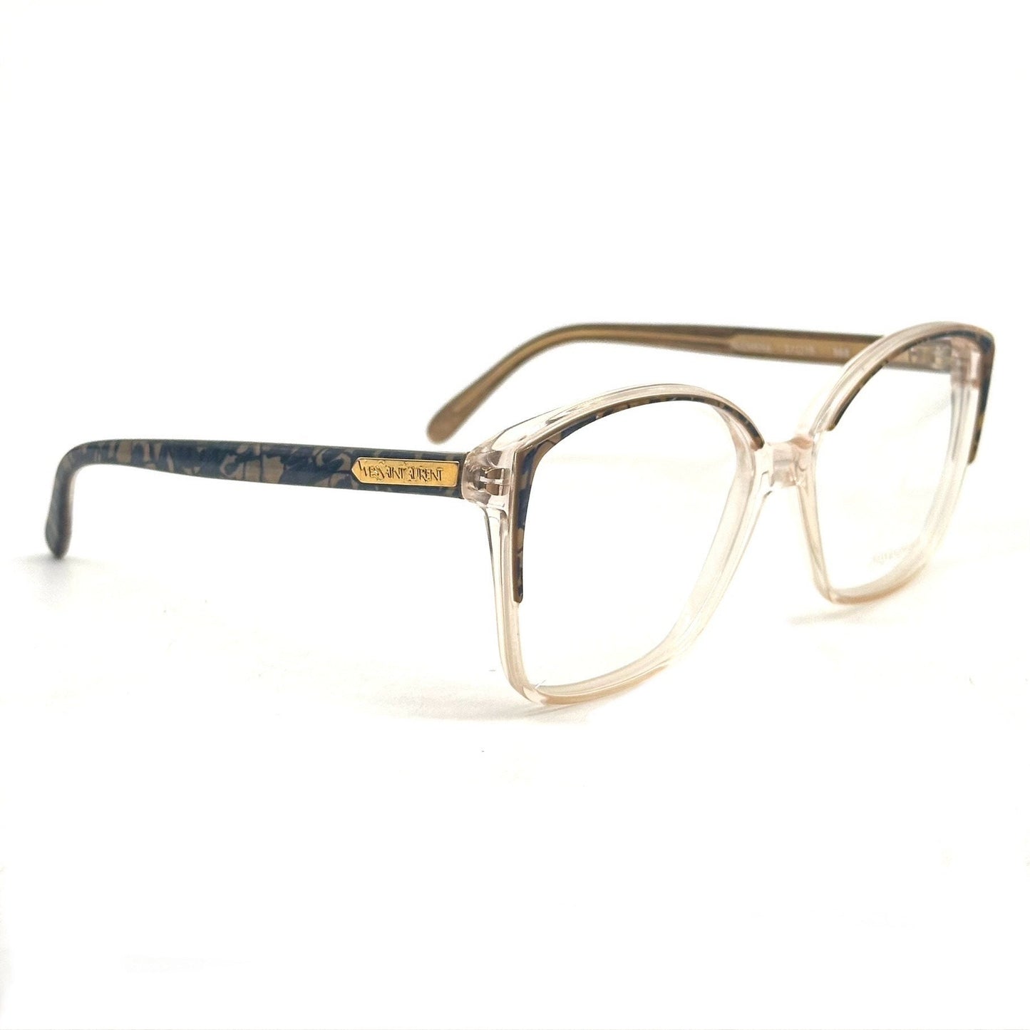 YSL Saint Laurent 868 ladies cateye eyeglasses frame France 80s