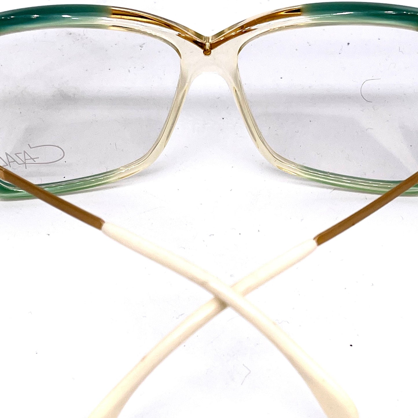 Cazal 117 supreme quality rare creative double color glasses