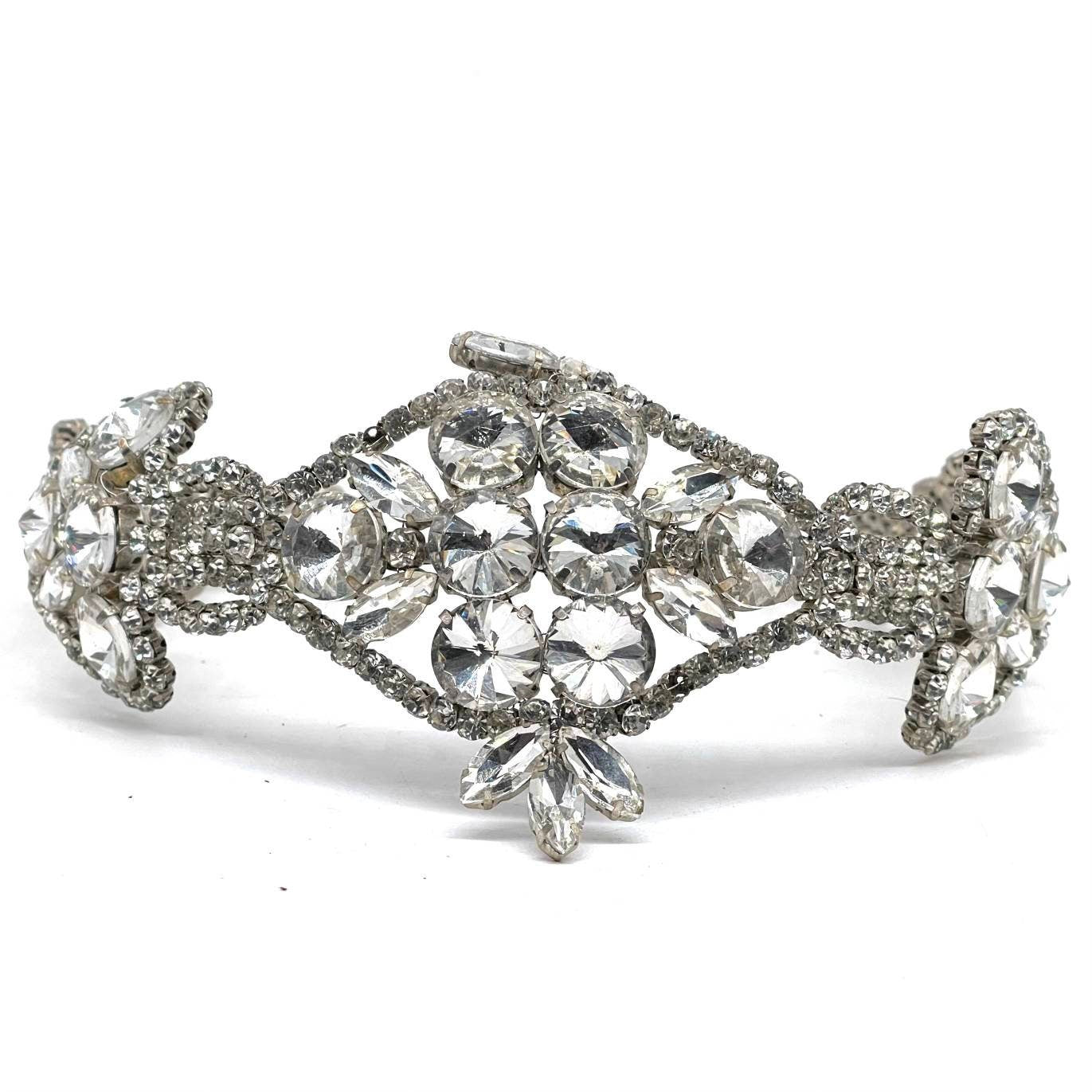 Hand made Swarovski diamond and stones jewel hairband