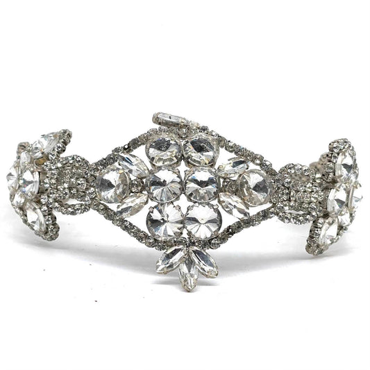 Hand made Swarovski diamond and stones jewel hairband