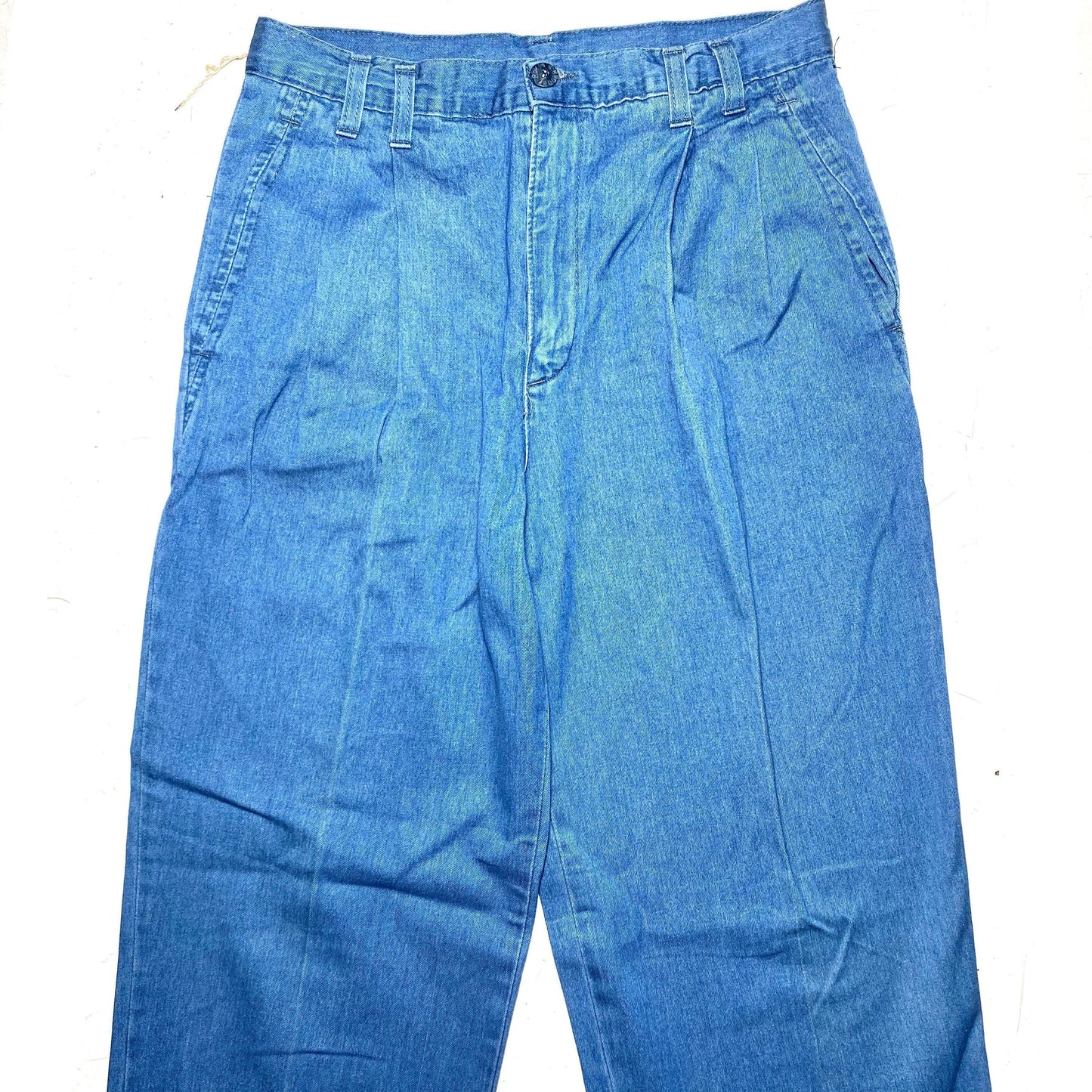 Roy Roger’s light blue denim trousers sz 44, new from deadstock 80s Italy