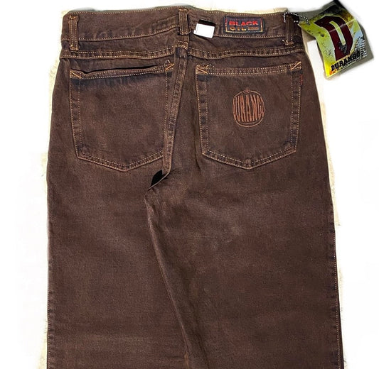 Durango brown straight leg jeans with a beautiful wash sz 32