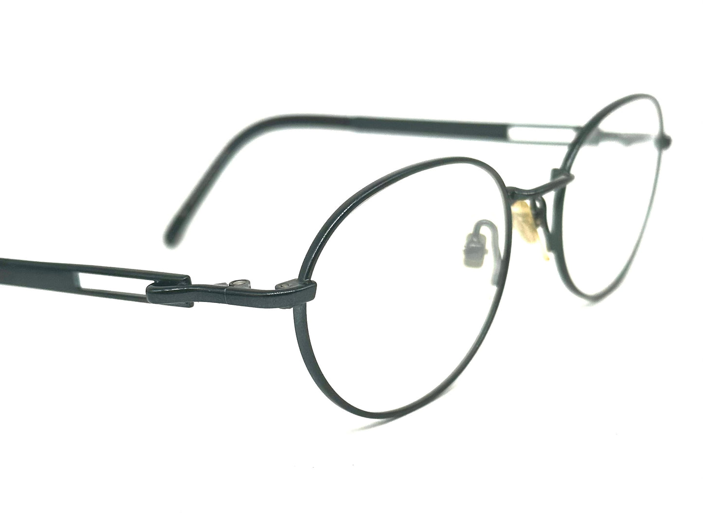 Yohji Yamamoto 51-5109 oval petrol green eyeglasses made in Japan, 90s NOS