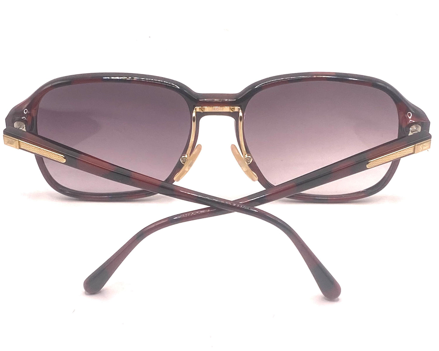 Burberrys B8278 big square red tortoise /gold sunglasses, made in Austria by Safilo, 80S NOS