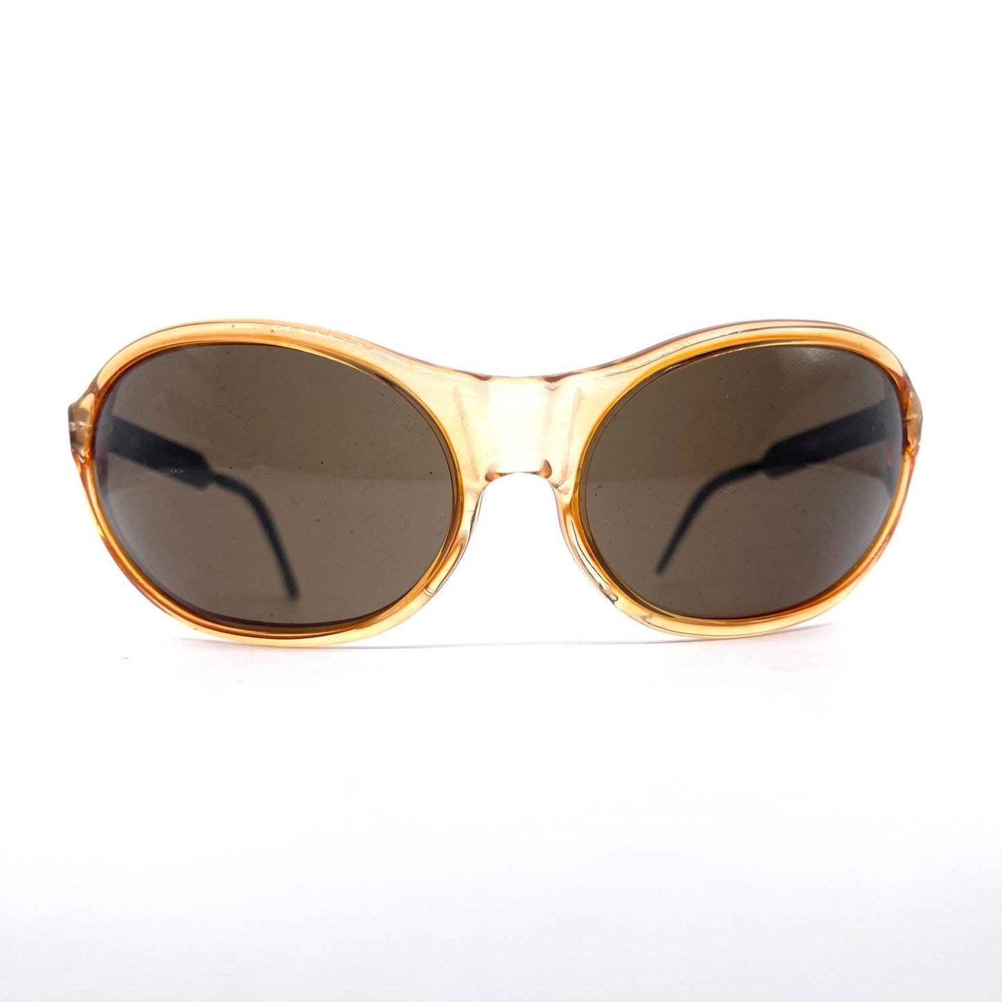 Idc bug eye oval oversized sunglasses hand made in France 80s new old stock