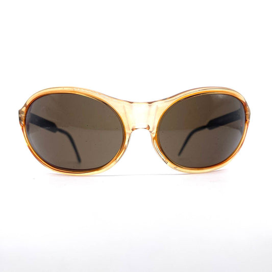 Idc bug eye oval oversized sunglasses hand made in France 80s new old stock