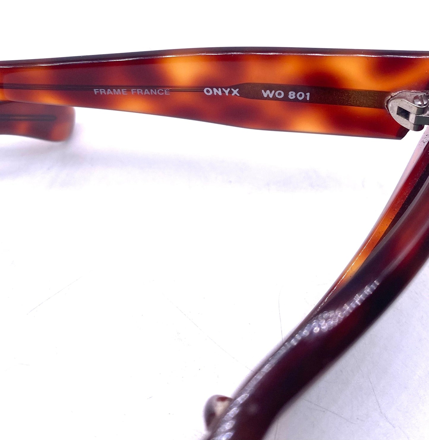 Rayban B&L Onyx tortoise thick cateye sunglasses Made in France, 80s NOS