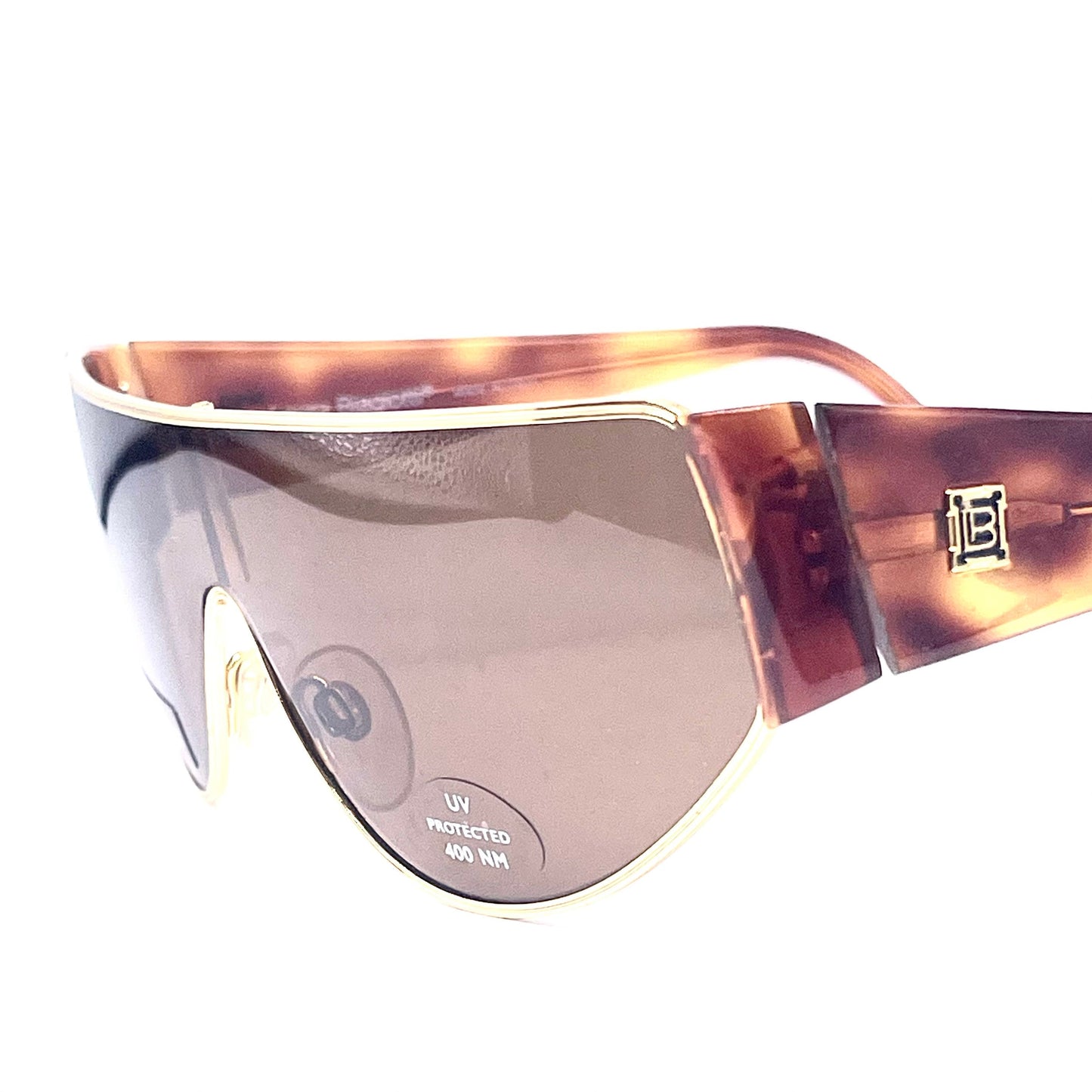Laura Biagiotti T130/S vintage mask sunglasses made in Italy NOS 80s
