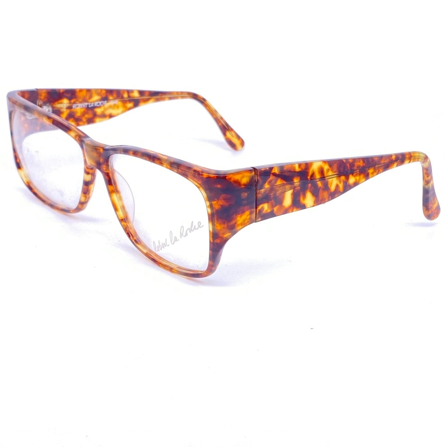 Robert La Roche beautiful square acetate frames in 6 colorways, mint NOS 80s