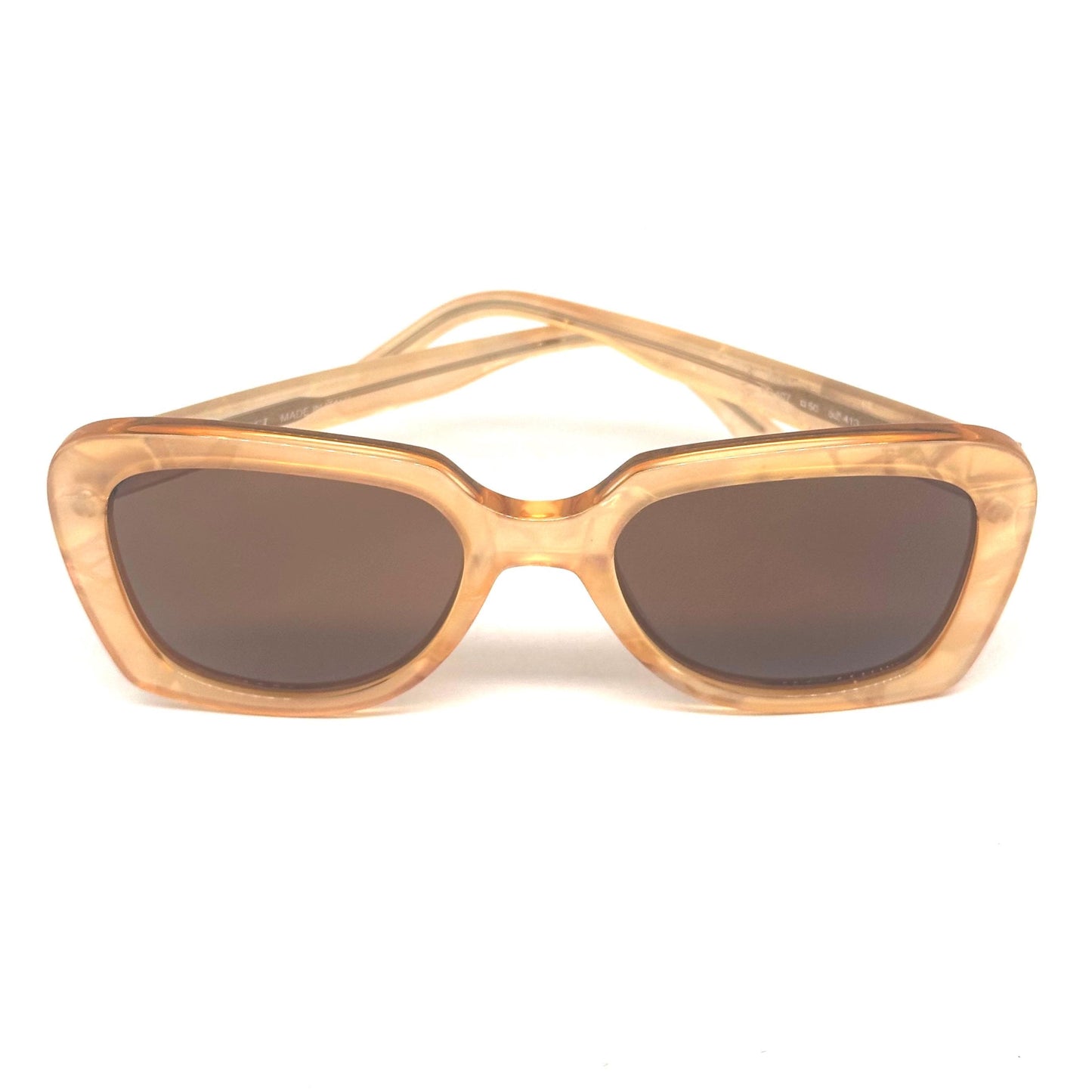 Fiorucci 407 mother of pearl clear yellow pink cyaan sunglasses Made in Italy 90s