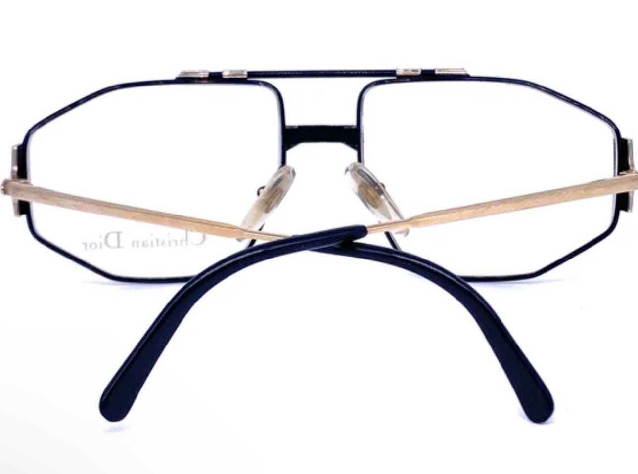 Occhiali da vista aviator Christian Dior 2516 avant garde, anni '80 NOS