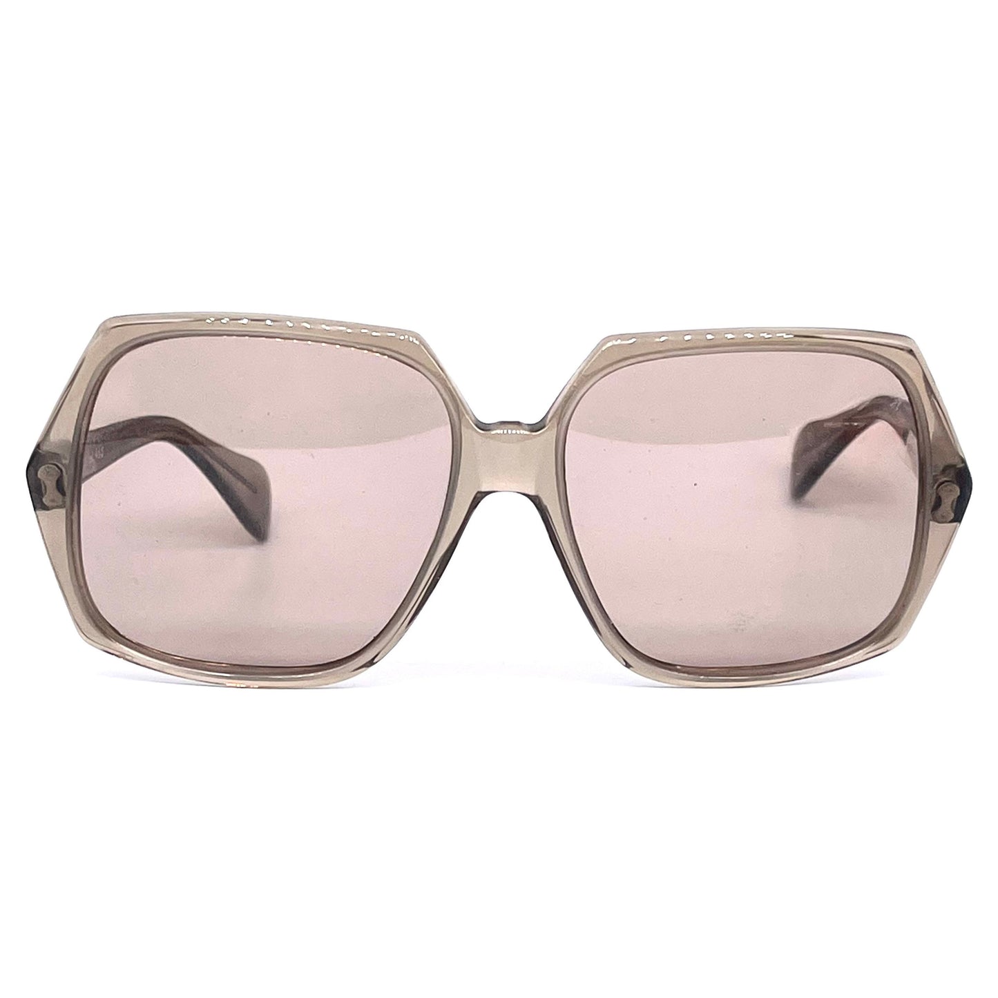 Serge Kirchhofer SK-463 square oversized sunglasses NOS 70s, w pouch.