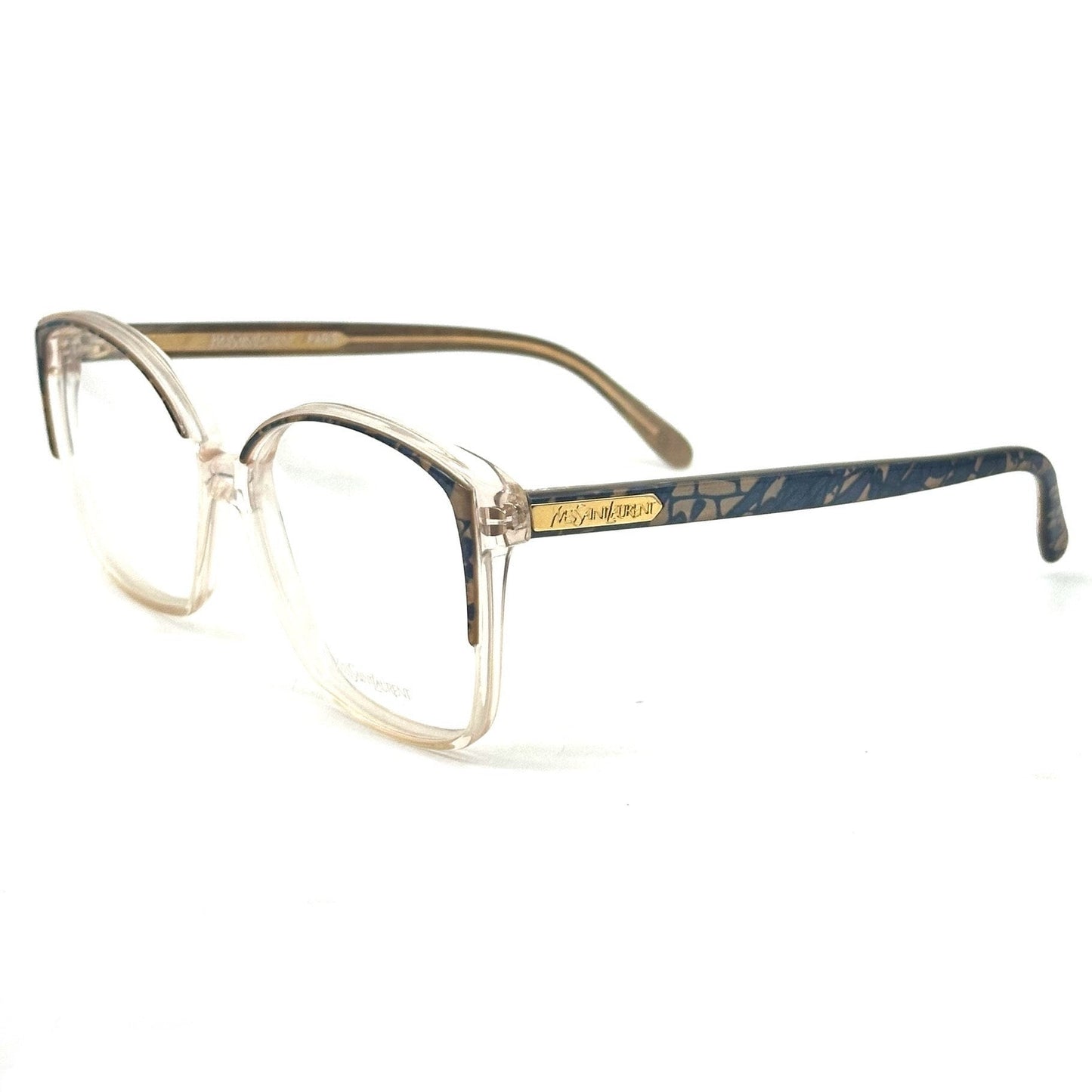 YSL Saint Laurent 868 ladies cateye eyeglasses frame France 80s